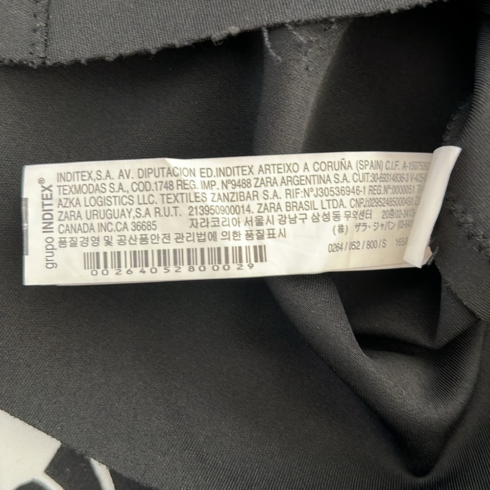 📫 BUY 2 for $20📫 Zara Black sleeveless top Size USA S - Picture 5 of 5